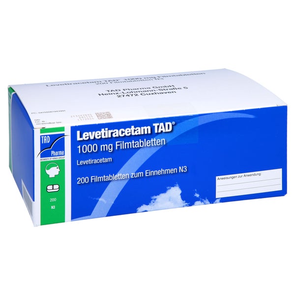 Levetiracetam TAD 1000 mg Filmtabletten 200 St