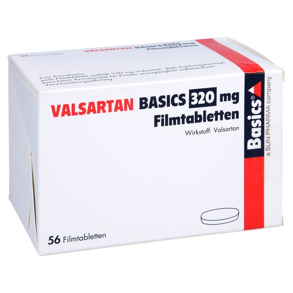 Valsartan Basics 320 mg Filmtabletten 56 St