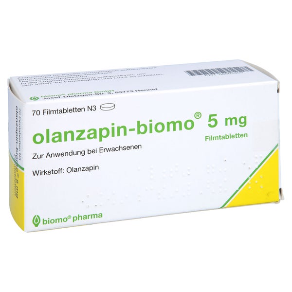 Olanzapin-biomo 5 mg Filmtabletten 70 St