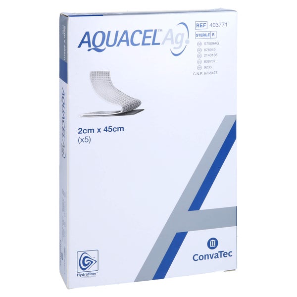 Aquacel Ag 2x45 cm Tamponaden 5 St