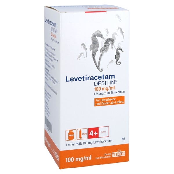LEVETIRACETAM Desitin 100 mg/ml L.z.E.10ml Dos.Spr 300 ml