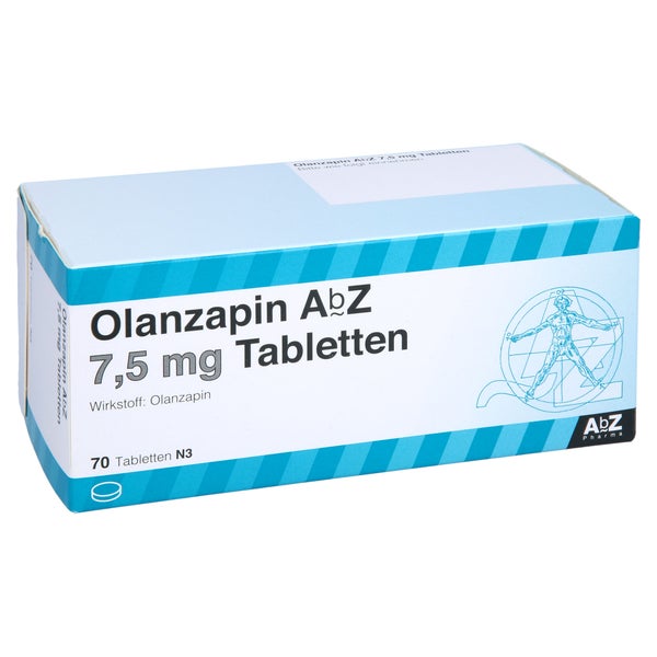 Olanzapin AbZ 7,5 mg Tabletten 70 St