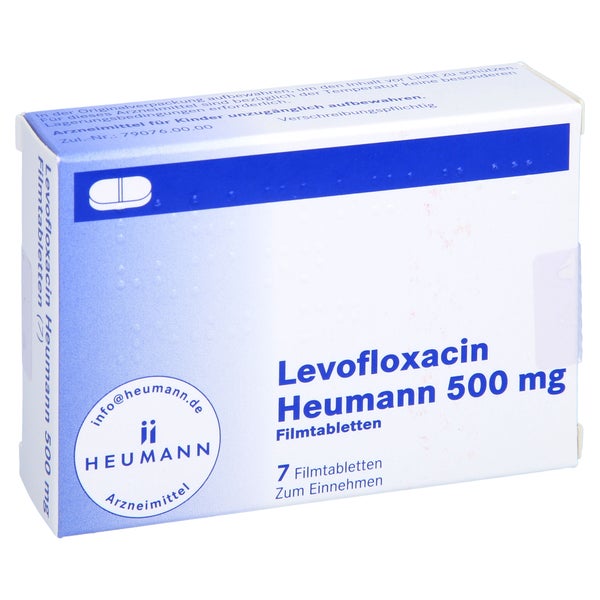 LEVOFLOXACIN Heumann 500 mg Filmtabletten 7 St