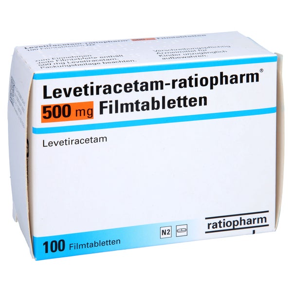 LEVETIRACETAM-ratiopharm 500 mg Filmtabletten 100 St