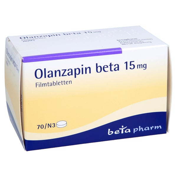 Olanzapin beta 15 mg Filmtabletten 70 St