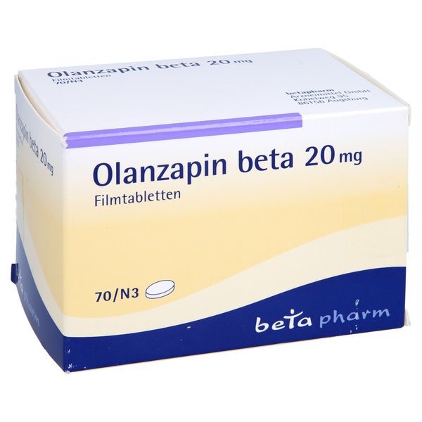 Olanzapin beta 20 mg Filmtabletten 70 St
