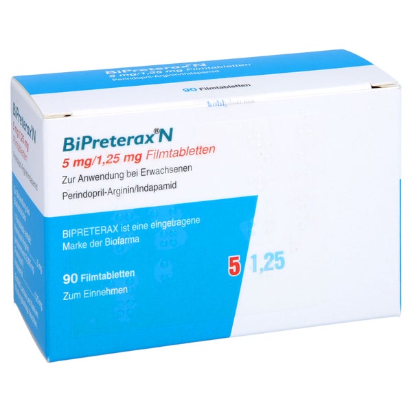 Bipreterax N 5 mg/1,25 mg Filmtabletten 90 St
