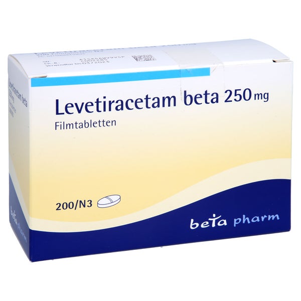 Levetiracetam beta 250 mg Filmtabletten 200 St