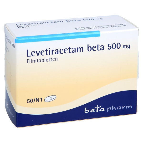 Levetiracetam beta 500 mg Filmtabletten 50 St