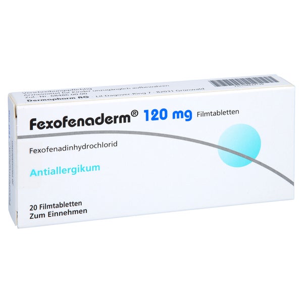 Fexofenaderm 120 mg Filmtabletten 20 St
