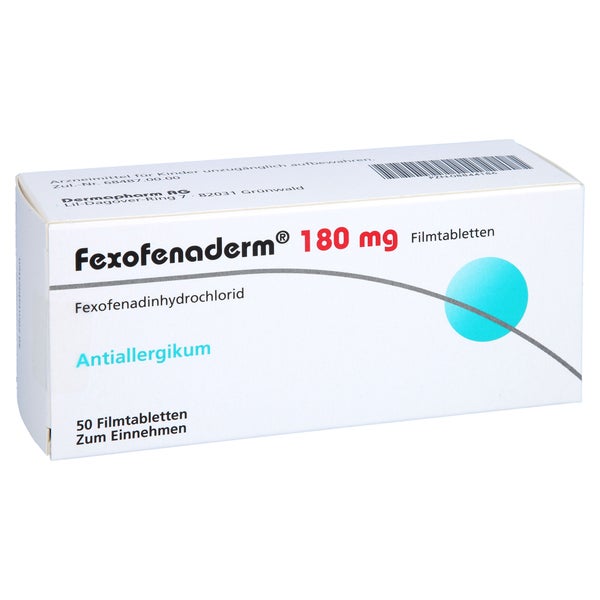 Fexofenaderm 180 mg Filmtabletten 50 St
