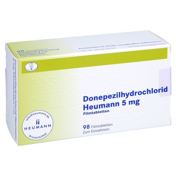 DONEPEZILHYDROCHLORID Heumann 5 mg Filmtabletten 98 St