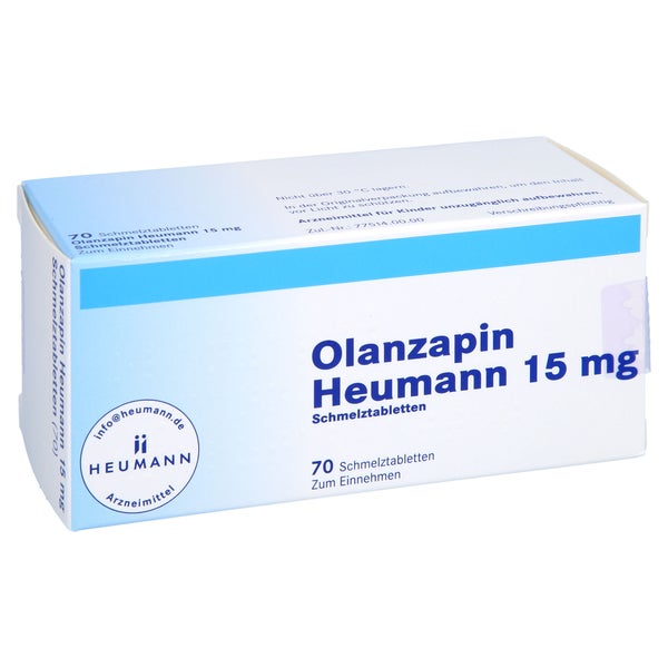 OLANZAPIN Heumann 15 mg Schmelztabletten 70 St