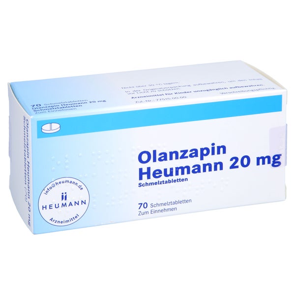 OLANZAPIN Heumann 20 mg Schmelztabletten 70 St