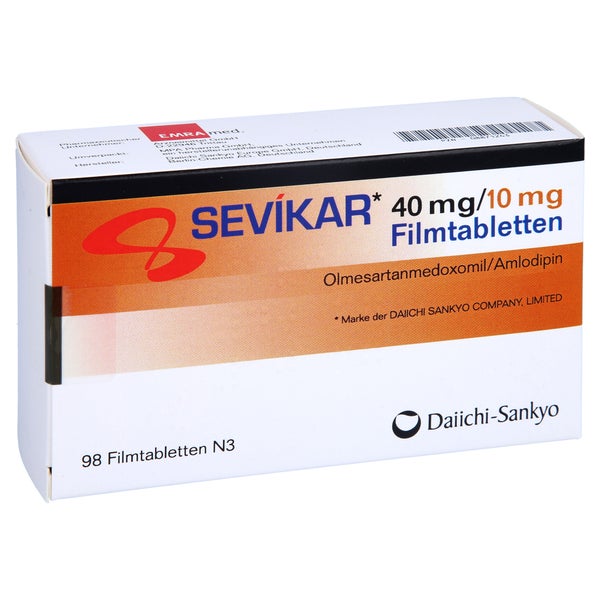 Sevikar 40 Mg/10 mg Filmtabletten 98 St