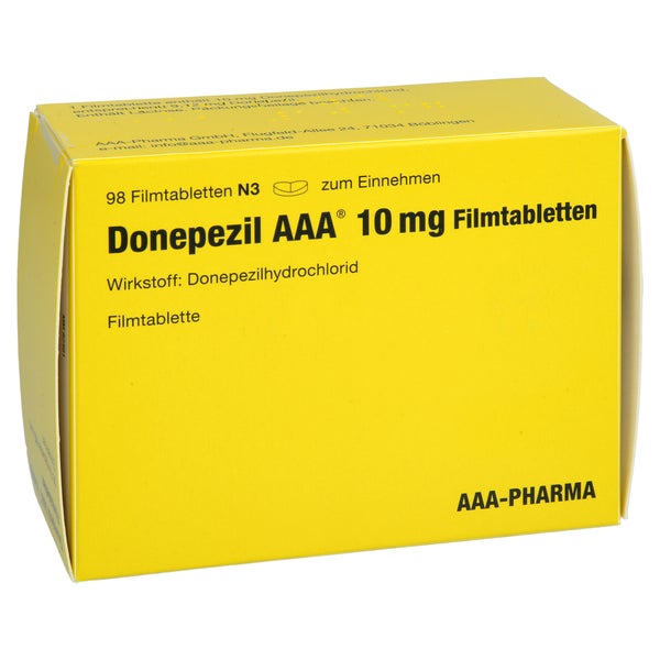 Donepezil AAA 10 mg Filmtabletten 98 St
