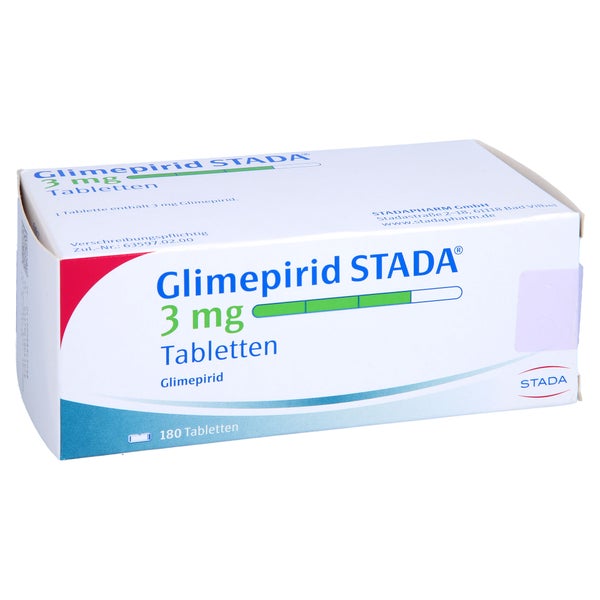 Glimepirid Stada 3 mg Tabletten 180 St