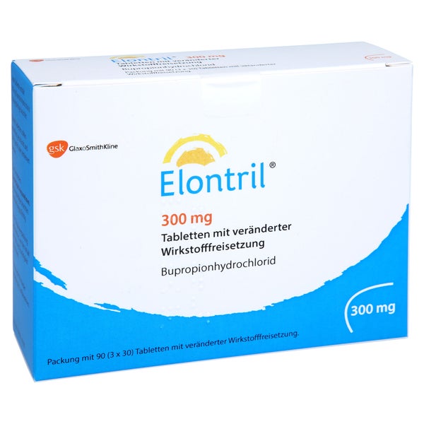 ELONTRIL 300 mg Tabletten m.veränd.Wirkst.-Frs. 3X30 St