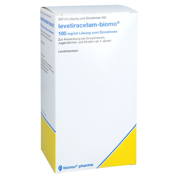 LEVETIRACETAM-biomo 100 mg/ml L.z.E.10ml Dos.Spr. 300 ml