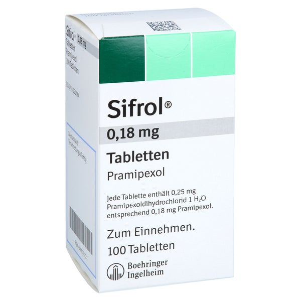 Sifrol 0,18 mg Tabletten 100 St