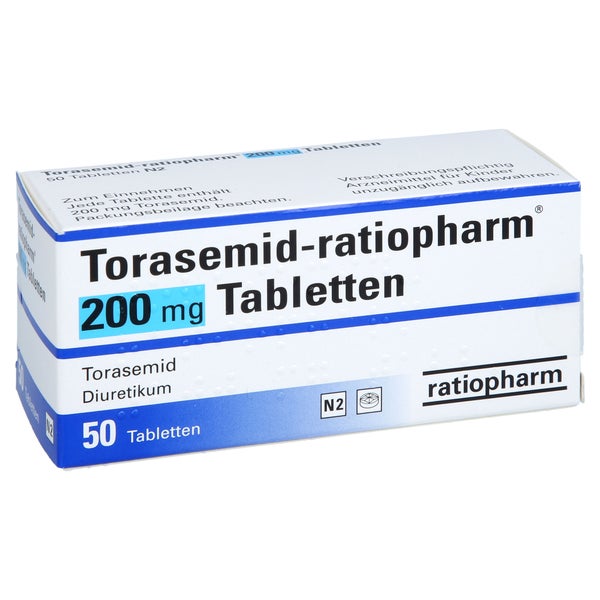 Torasemid-ratiopharm 200 mg Tabletten 50 St