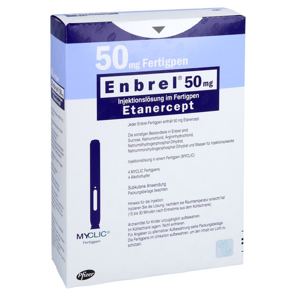 ENBREL 50 mg MYCLIC Injektionslösung i.e.Fertigpen 4 St