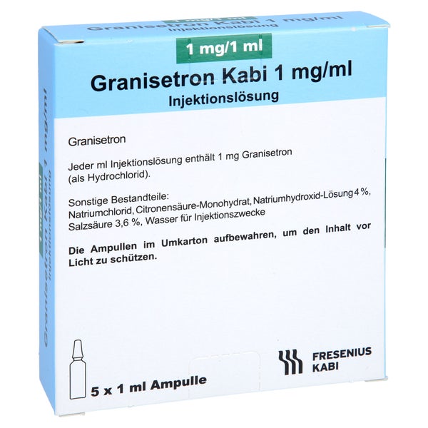 GRANISETRON Kabi 1 mg/1 ml Injektionslösung 5X1 ml