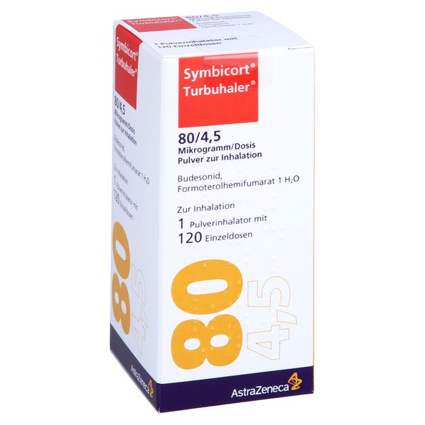 SYMBICORT Turbuhaler 80/4,5 µg/Dosis 120 ED 1 St