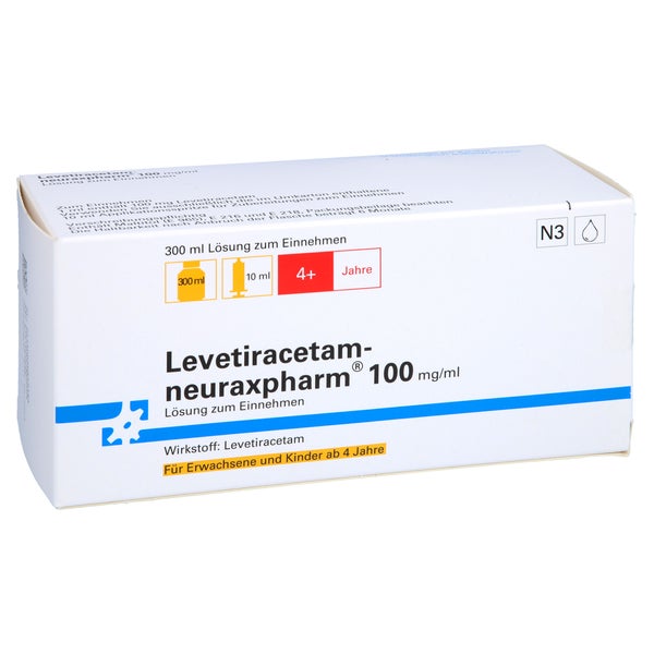 LEVETIRACETAM-neuraxpharm 100 mg/ml L.z.E.10ml Dos 300 ml