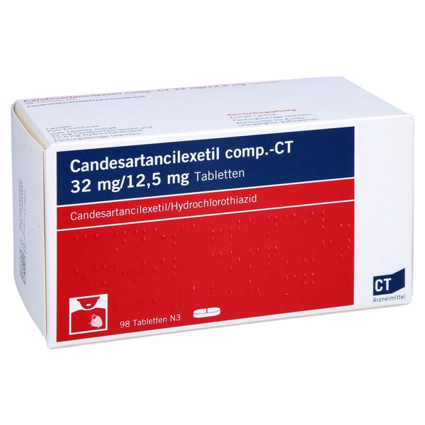 CANDESARTANCILEXETIL comp.-CT 32 mg/12,5 mg Tabl. 98 St