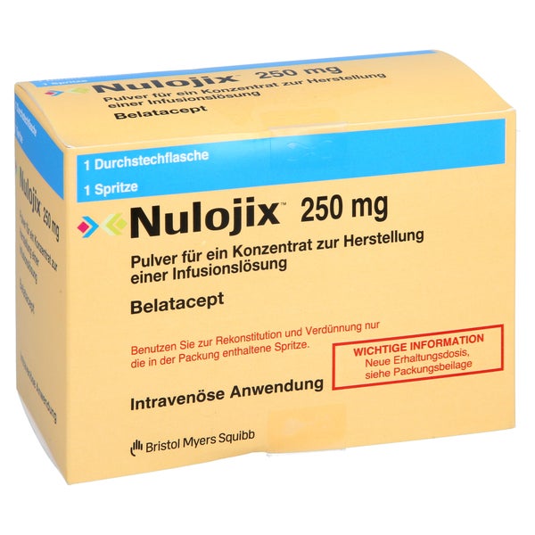 NULOJIX 250 mg Plv.f.e.Konz.z.Herst.e.Inf.-Lsg. 1X250 mg