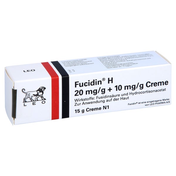 Fucidine H 20 mg/g + 10 mg/g Creme 15 g