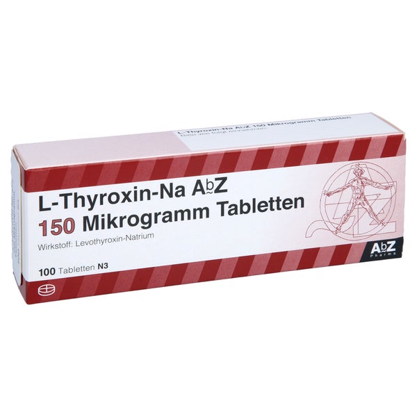 L-THYROXIN-Na AbZ 150 Mikrogramm Tabletten 100 St