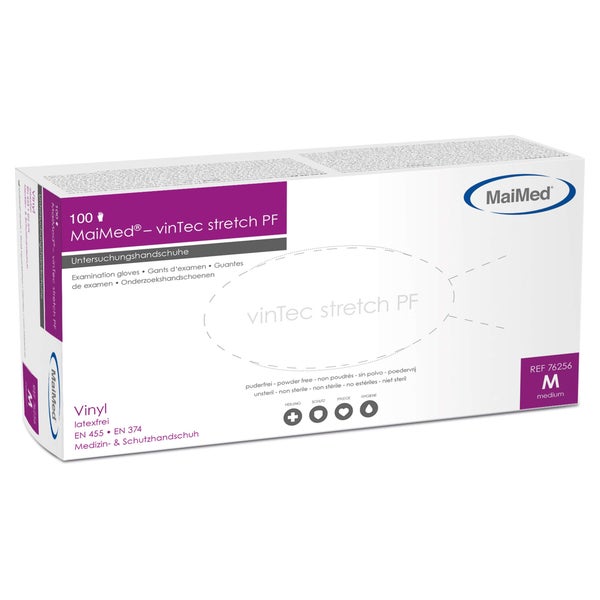 Maimed Vinyl Stretch Handsch.puderfr.Gr. 100 St