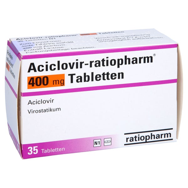 Aciclovir-ratiopharm 400 mg Tabletten 35 St