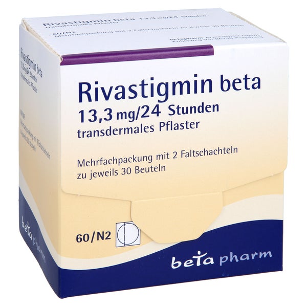 RIVASTIGMIN beta 13,3 mg/24 Std. transd.Pflaster 60 St