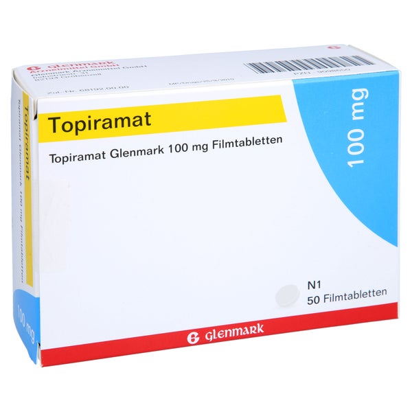 Topiramat Glenmark 100 mg Filmtabletten 50 St