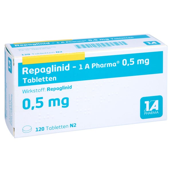 Repaglinid-1a Pharma 0,5 mg Tabletten 120 St