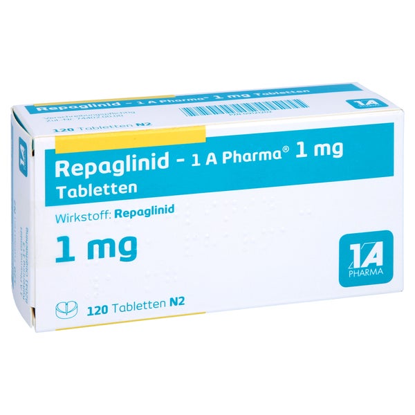 Repaglinid-1a Pharma 1 mg Tabletten 120 St
