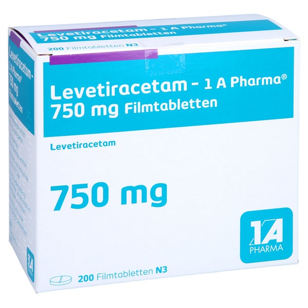 LEVETIRACETAM-1A Pharma 750 mg Filmtabletten 200 St