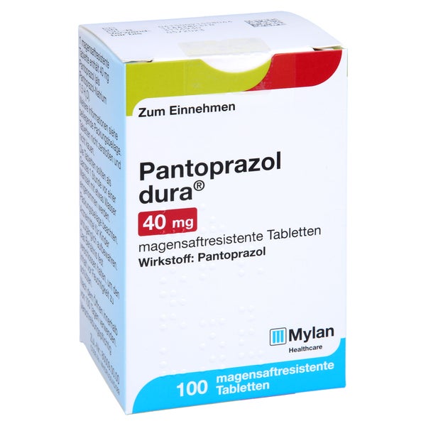 PANTOPRAZOL dura 40 mg magensaftres.Tabletten 100 St