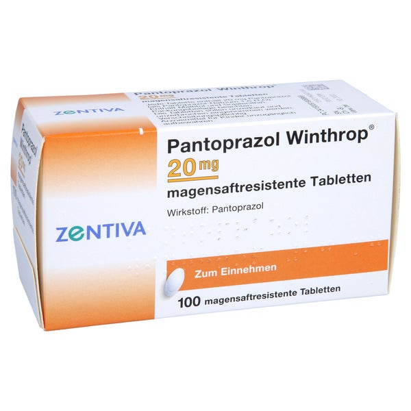 PANTOPRAZOL Winthrop 20 mg magensaftres.Tabletten 100 St