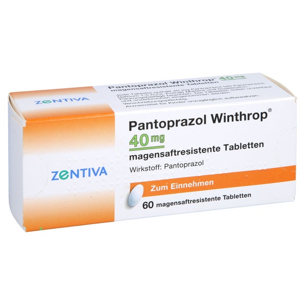 PANTOPRAZOL Winthrop 40 mg magensaftres.Tabletten 60 St
