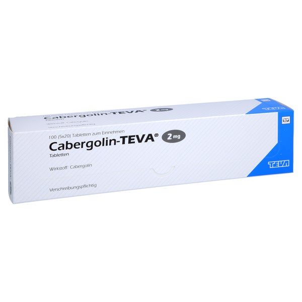 Cabergolin Teva 2 mg Tabletten 100 St