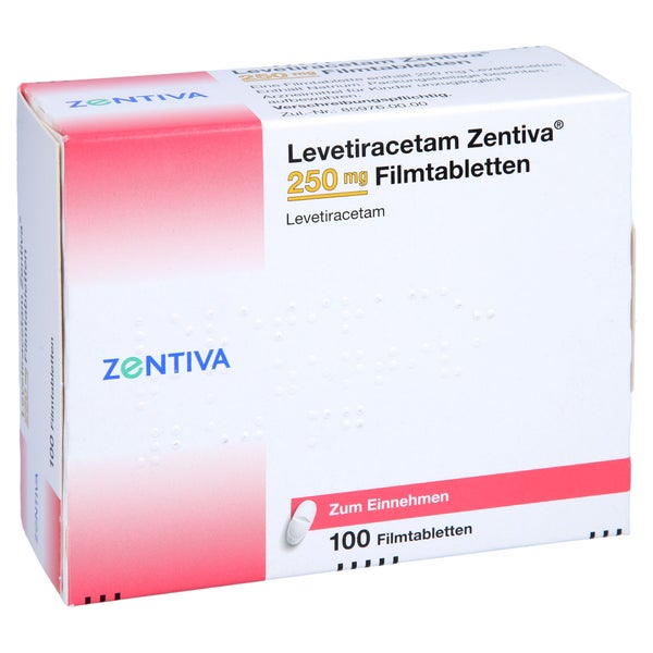LEVETIRACETAM Zentiva 250 mg Filmtabletten 100 St