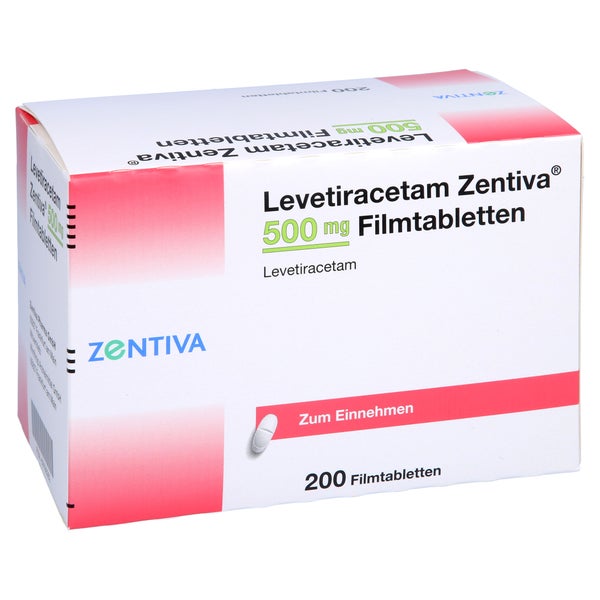 LEVETIRACETAM Zentiva 500 mg Filmtabletten 200 St