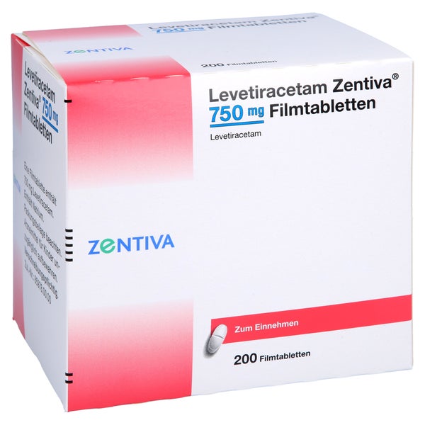 LEVETIRACETAM Zentiva 750 mg Filmtabletten 200 St