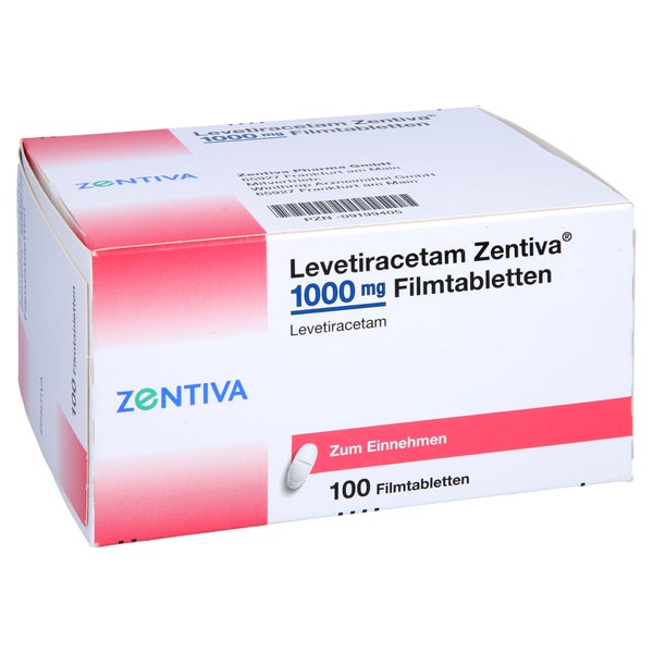 LEVETIRACETAM Zentiva 1000 mg Filmtabletten 100 St
