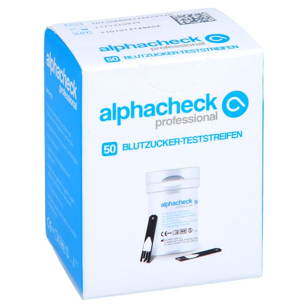 Alphacheck Professional Blutzuckertestst 50 St