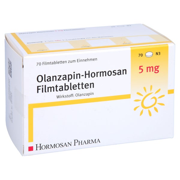 Olanzapin Hormosan 5 mg Filmtabletten 70 St